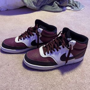 Nike Dunk High Maroon